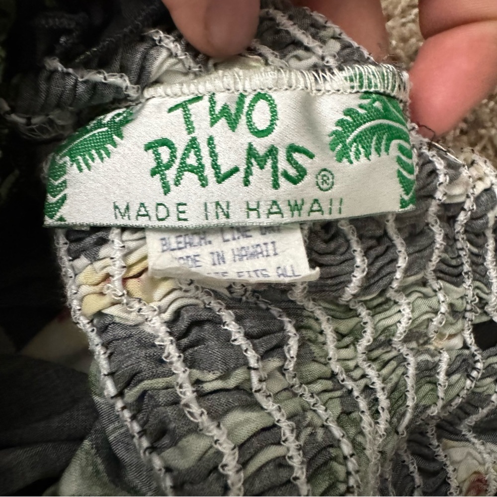 Two Palms Women’s Floral Print Spaghetti Strap Rayon Dress One‎ Size - Picture 4 of 5